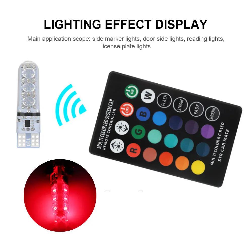 ڵ Ƽ ÷ RGB T10 LED ,  , ڵ  , ʺ ǥñ, LED Ŭ Ʈ,  ǰ